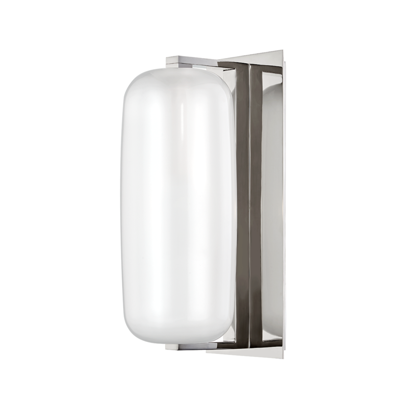 Hudson Valley Pebble Wall Sconce Polished Nickel