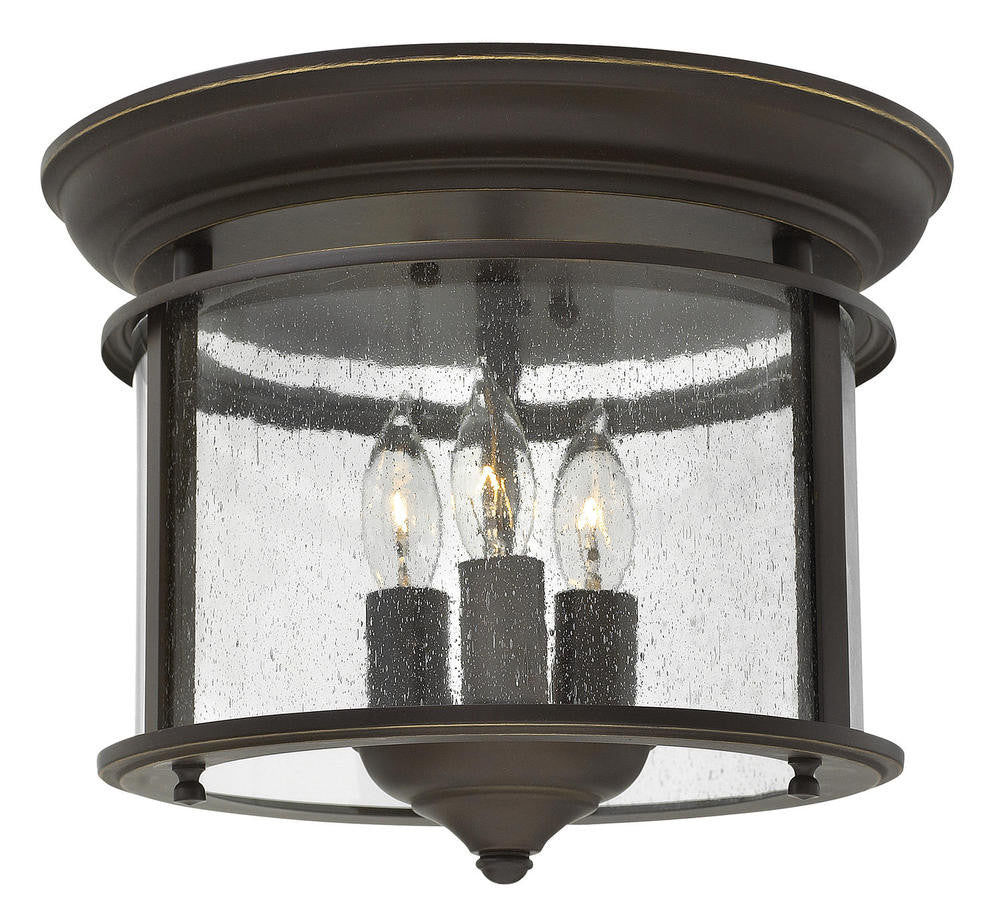 Hinkley Gentry Medium Flush Mount Bronze, Steel, Olde Bronze