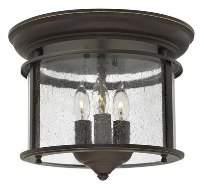 Hinkley Gentry Medium Flush Mount Bronze, Steel, Olde Bronze