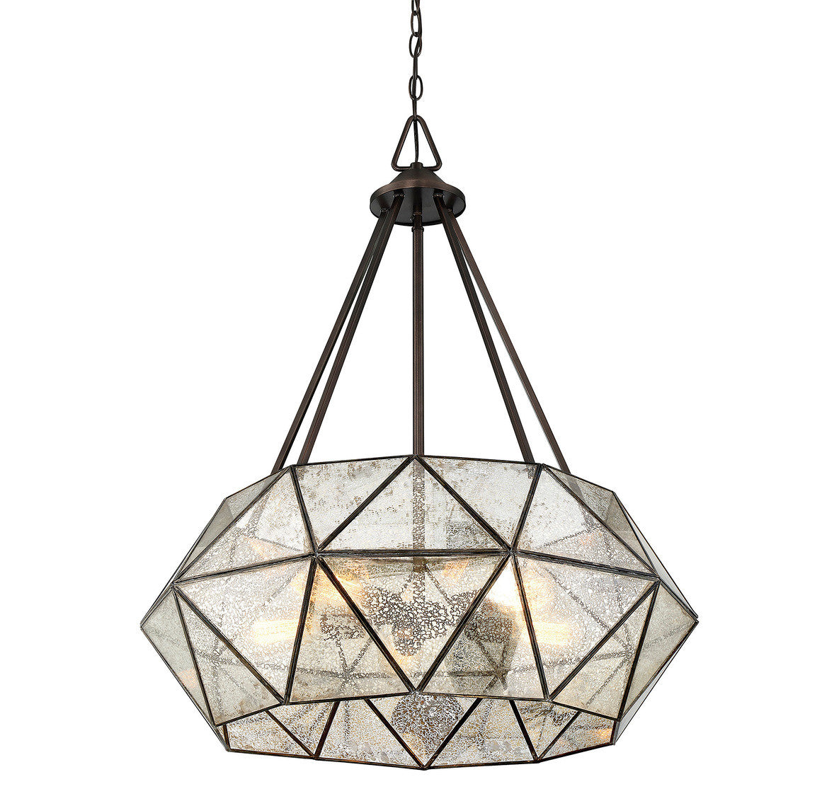 Savoy House Tartan 5-Light Pendant Oiled Burnished Bronze