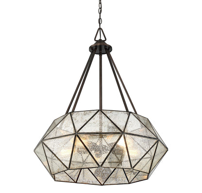 Savoy House Tartan 5-Light Pendant Oiled Burnished Bronze