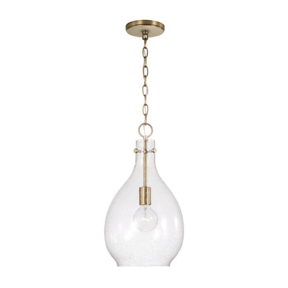 Capital Brentwood 1-Light Pendant - Aged Brass