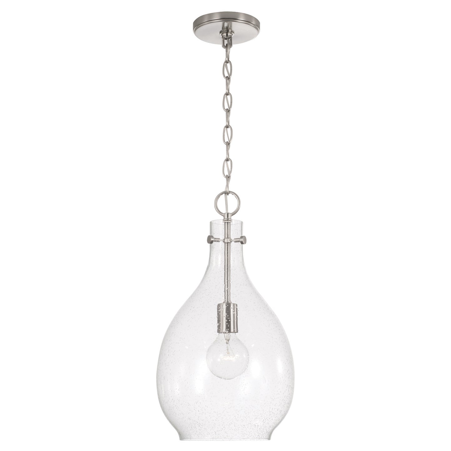 Capital Brentwood 1-Light Pendant - Brushed Nickel