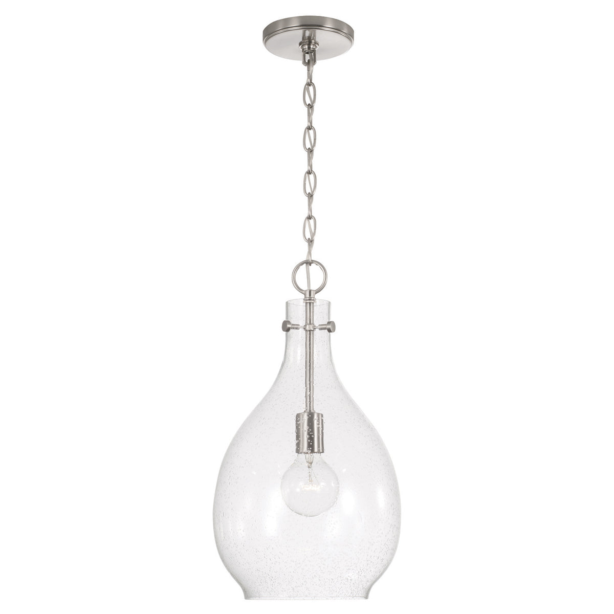 Capital Brentwood 1-Light Pendant - Brushed Nickel