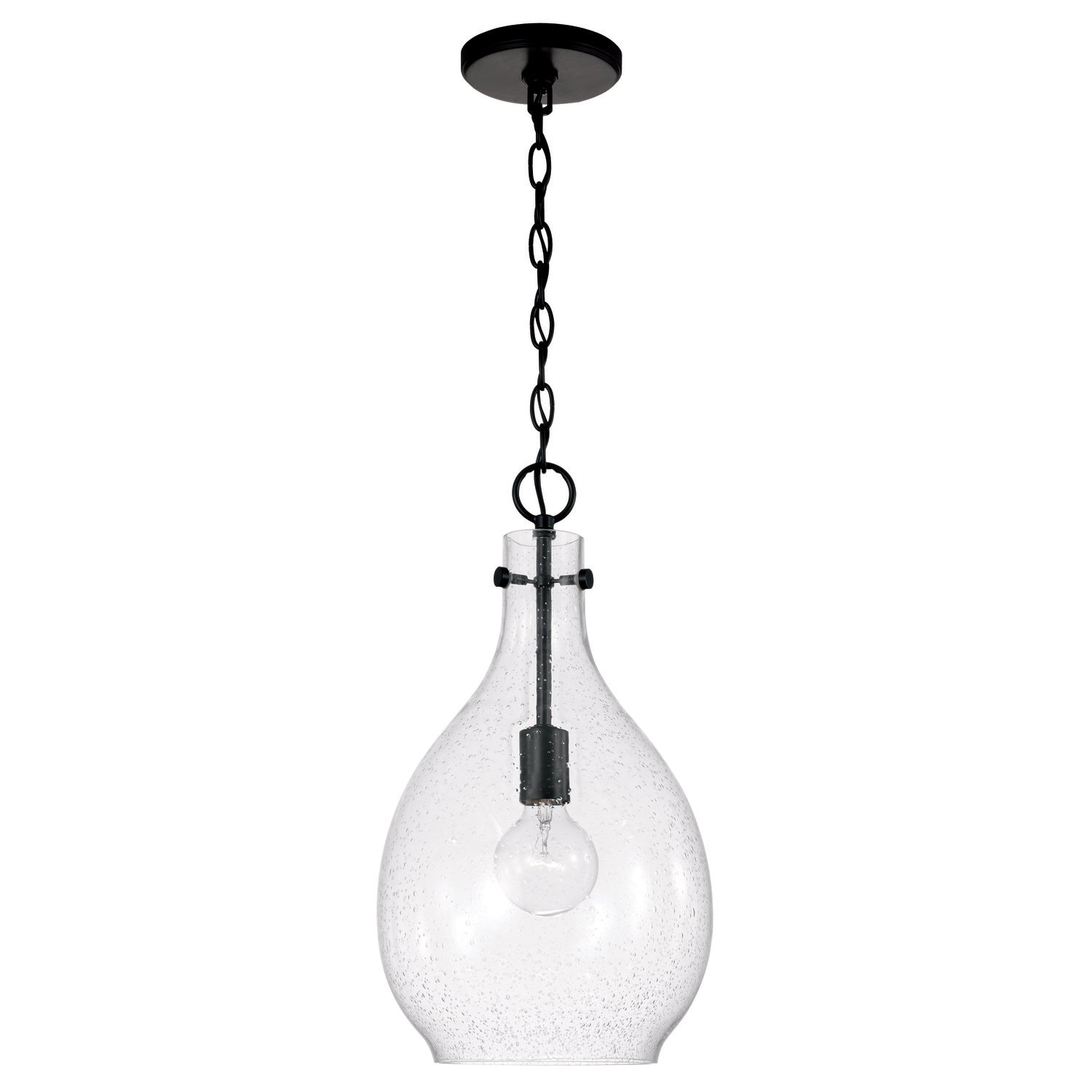 Capital Brentwood 1-Light Pendant - Matte Black