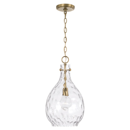 Capital Brentwood 1-Light Pendant - Aged Brass