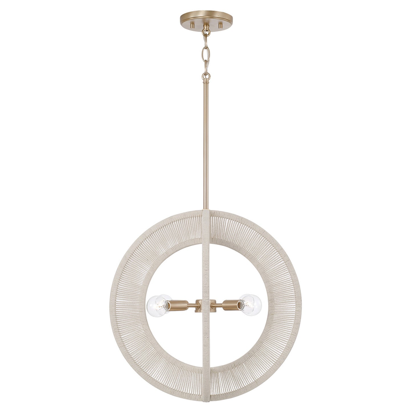 Capital Delaney Orb Pendant in Matte Brass