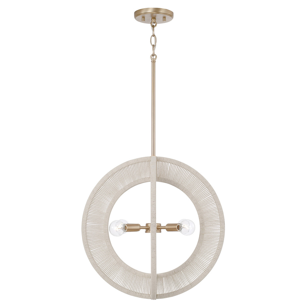 Capital Delaney Orb Pendant in Matte Brass