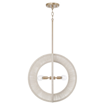 Capital Delaney Orb Pendant in Matte Brass