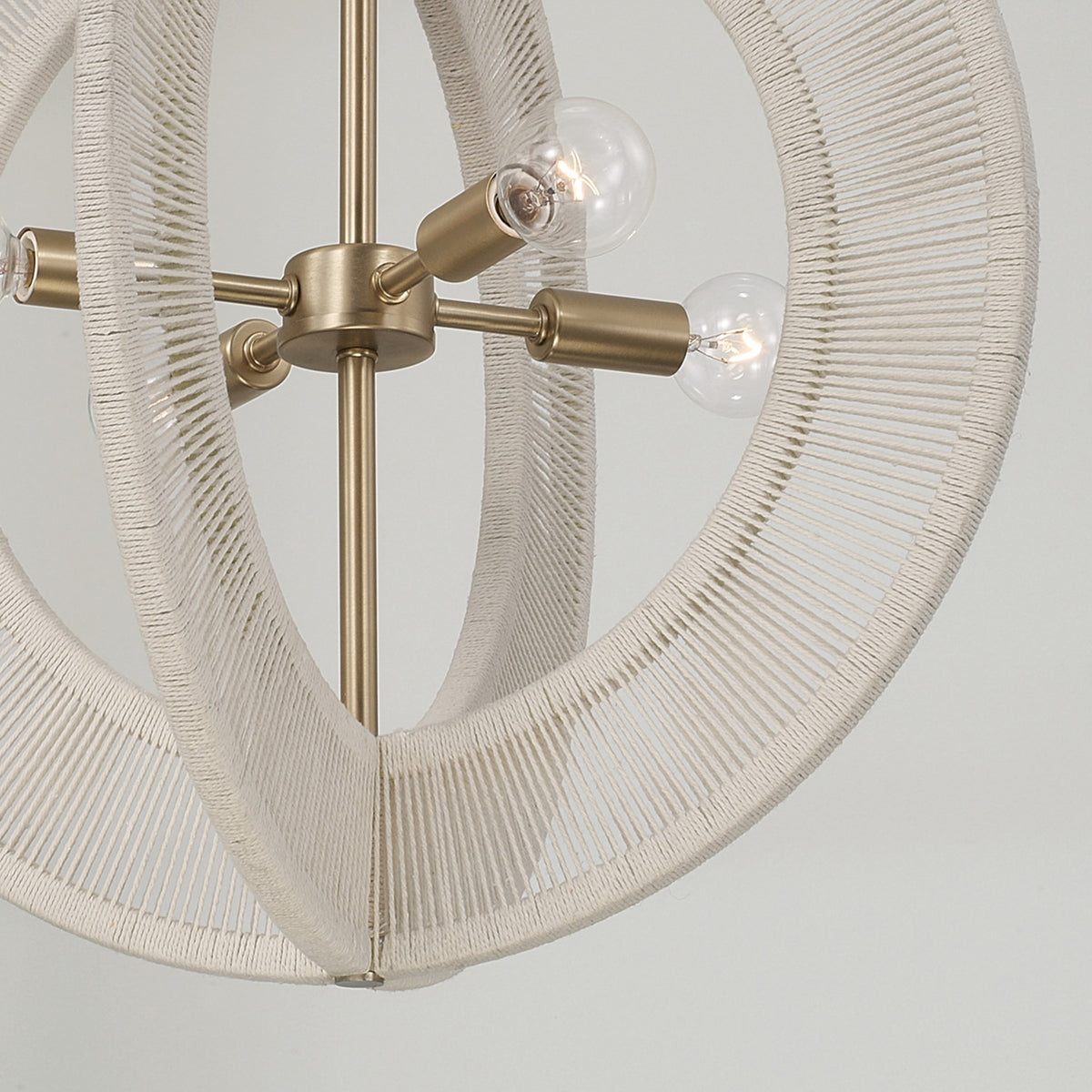 Capital Delaney Orb Pendant in Matte Brass