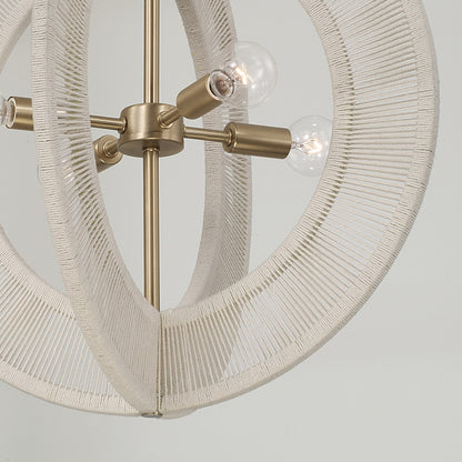 Capital Delaney Orb Pendant in Matte Brass