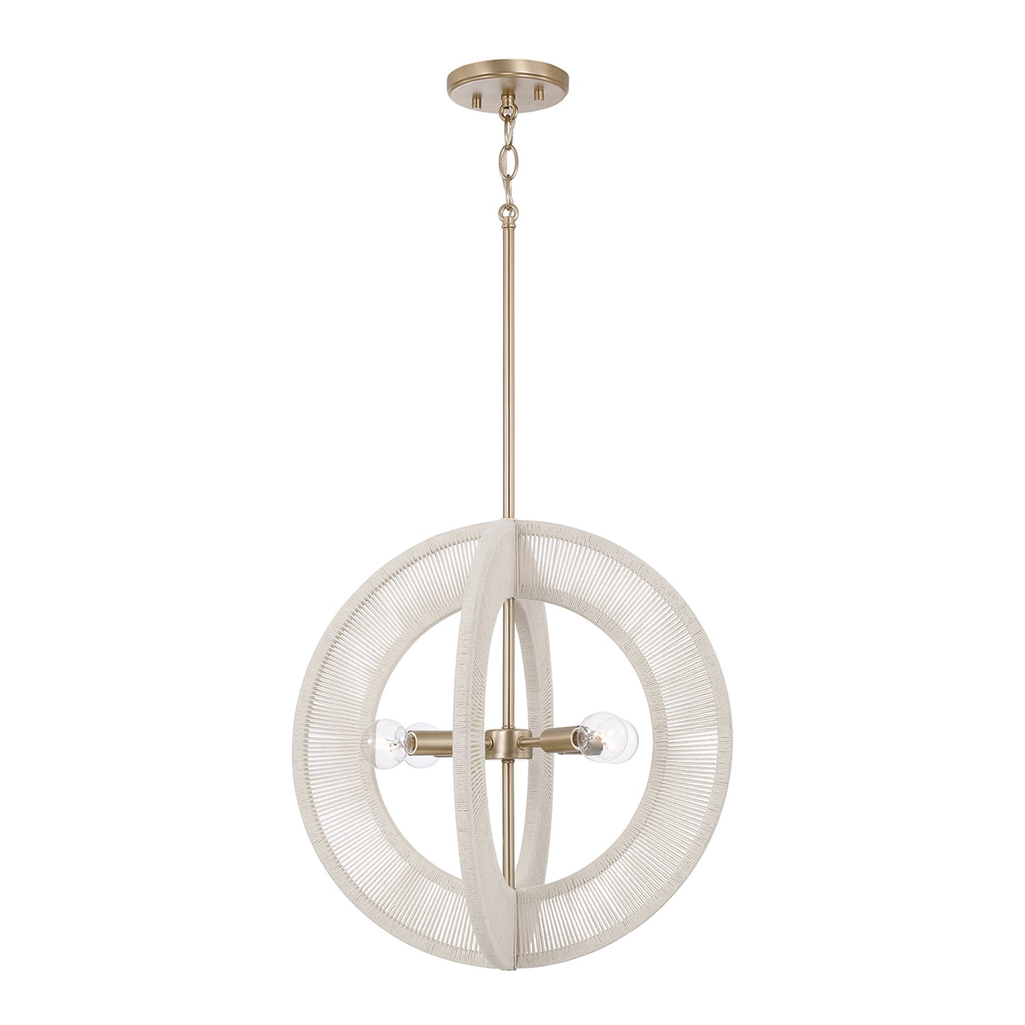 Capital Delaney Orb Pendant in Matte Brass
