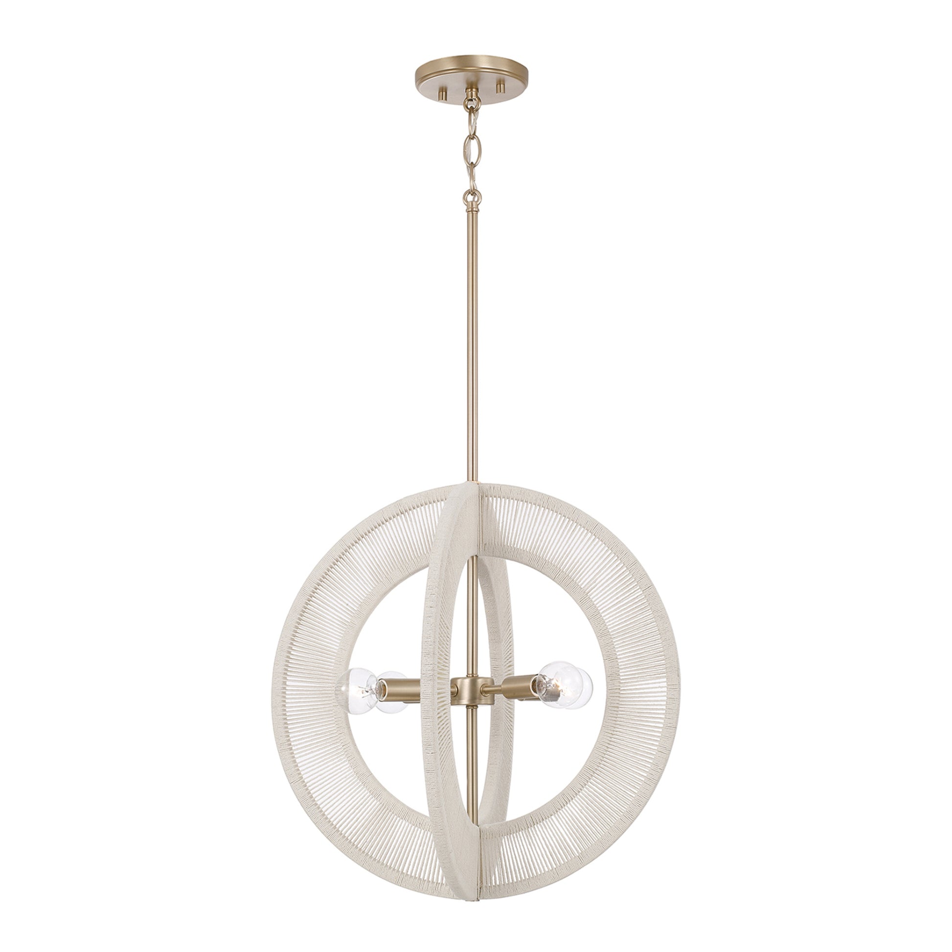 Capital Delaney Orb Pendant in Matte Brass