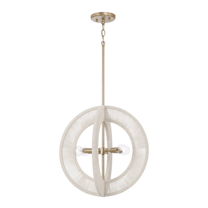 Capital Delaney Orb Pendant in Matte Brass
