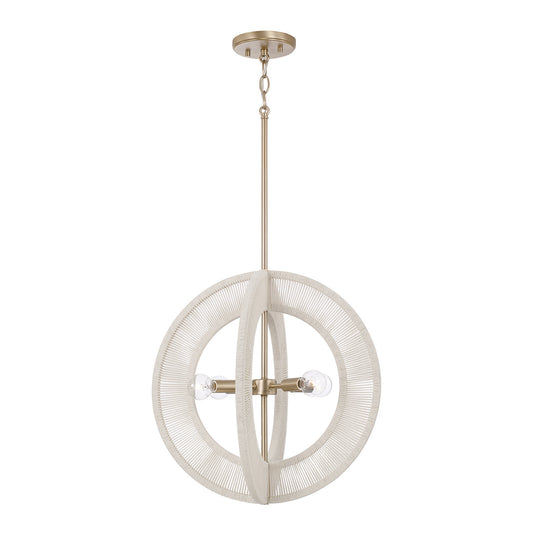 Capital Delaney Orb Pendant in Matte Brass