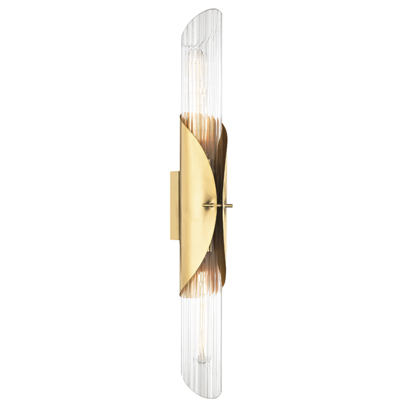 Hudson Valley Lefferts Wall Sconce Antique Brass