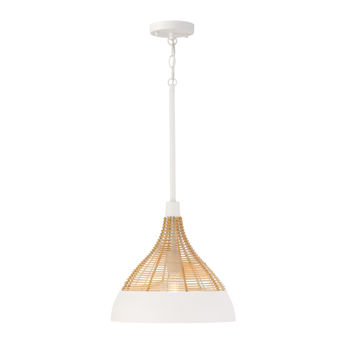Capital Kali Medium Pendant in Matte White