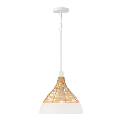 Capital Kali Medium Pendant in Matte White