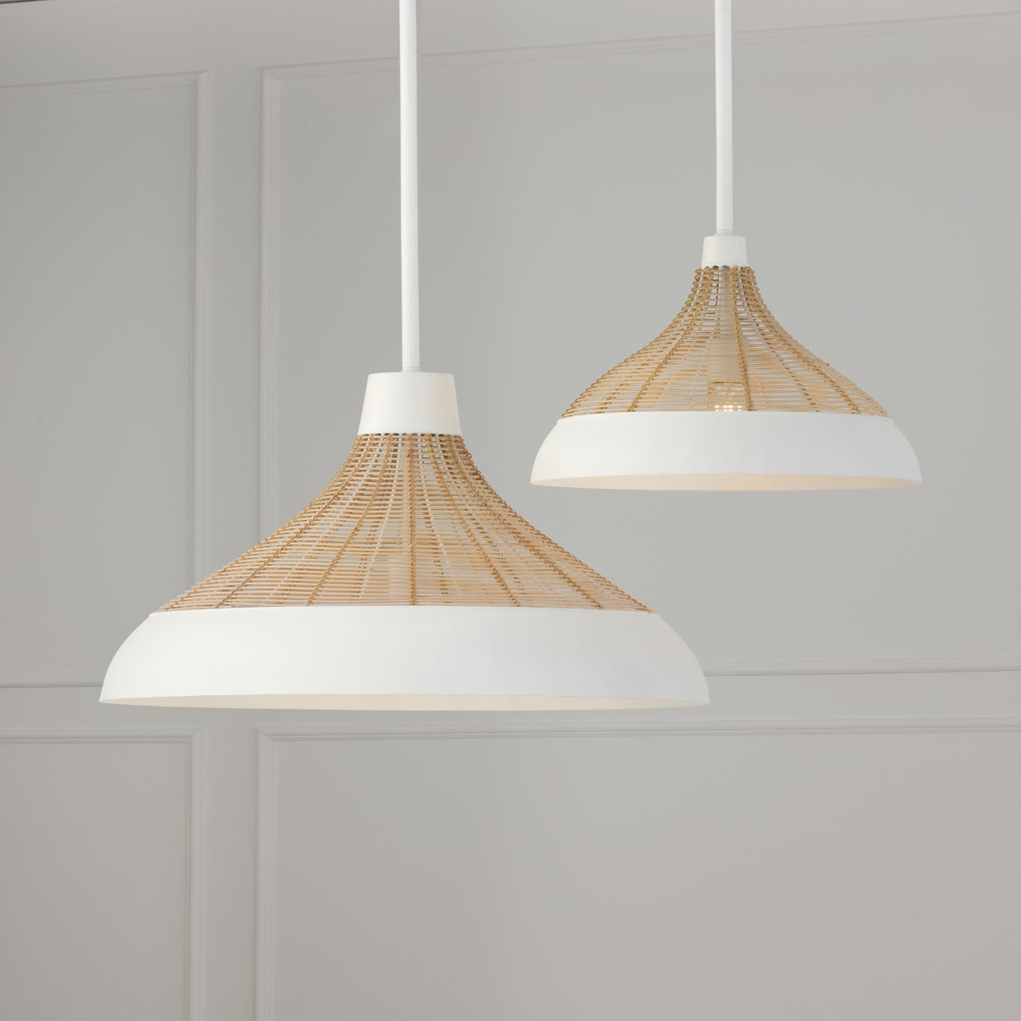 Capital Kali Medium Pendant in Matte White