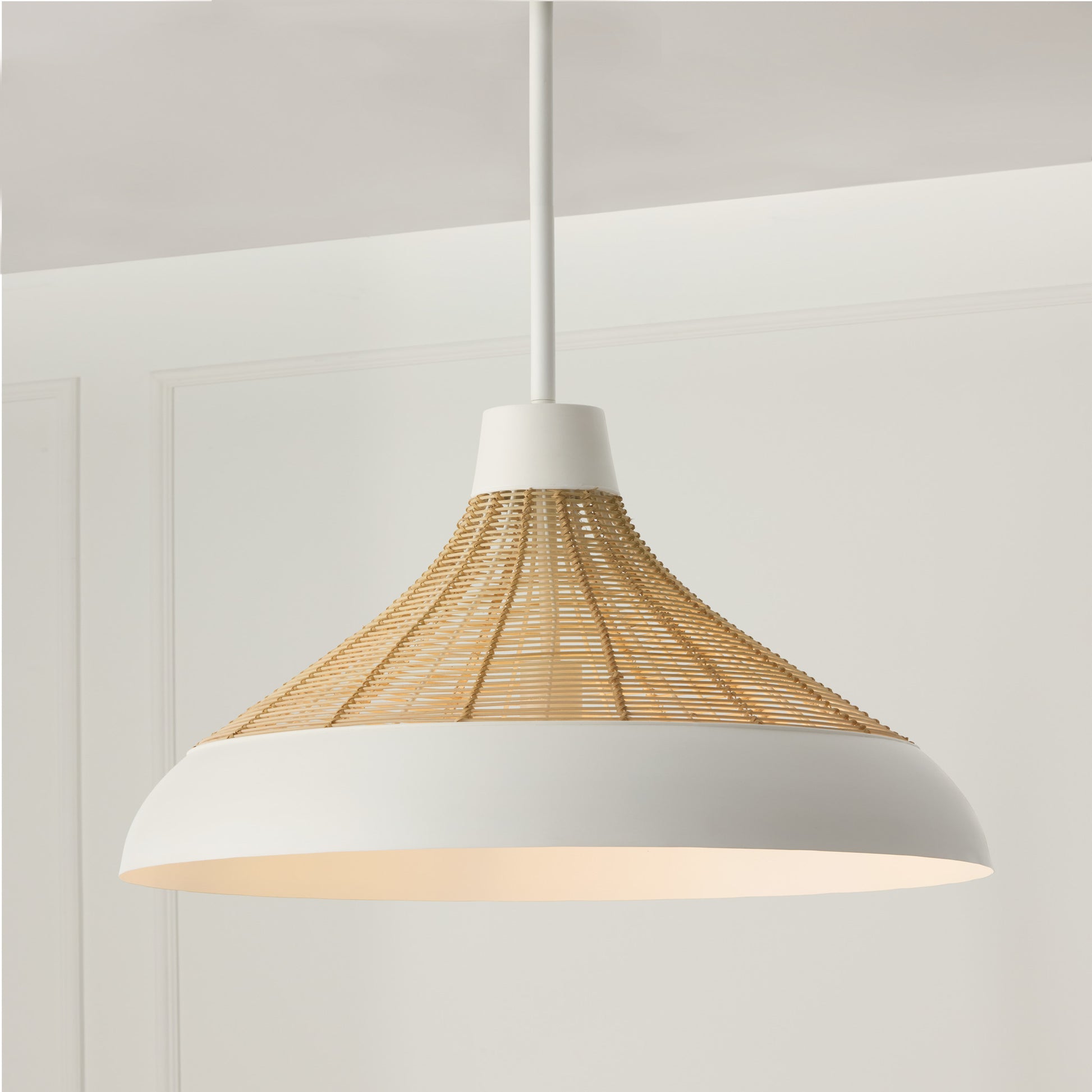 Capital Kali Large Pendant in Matte White