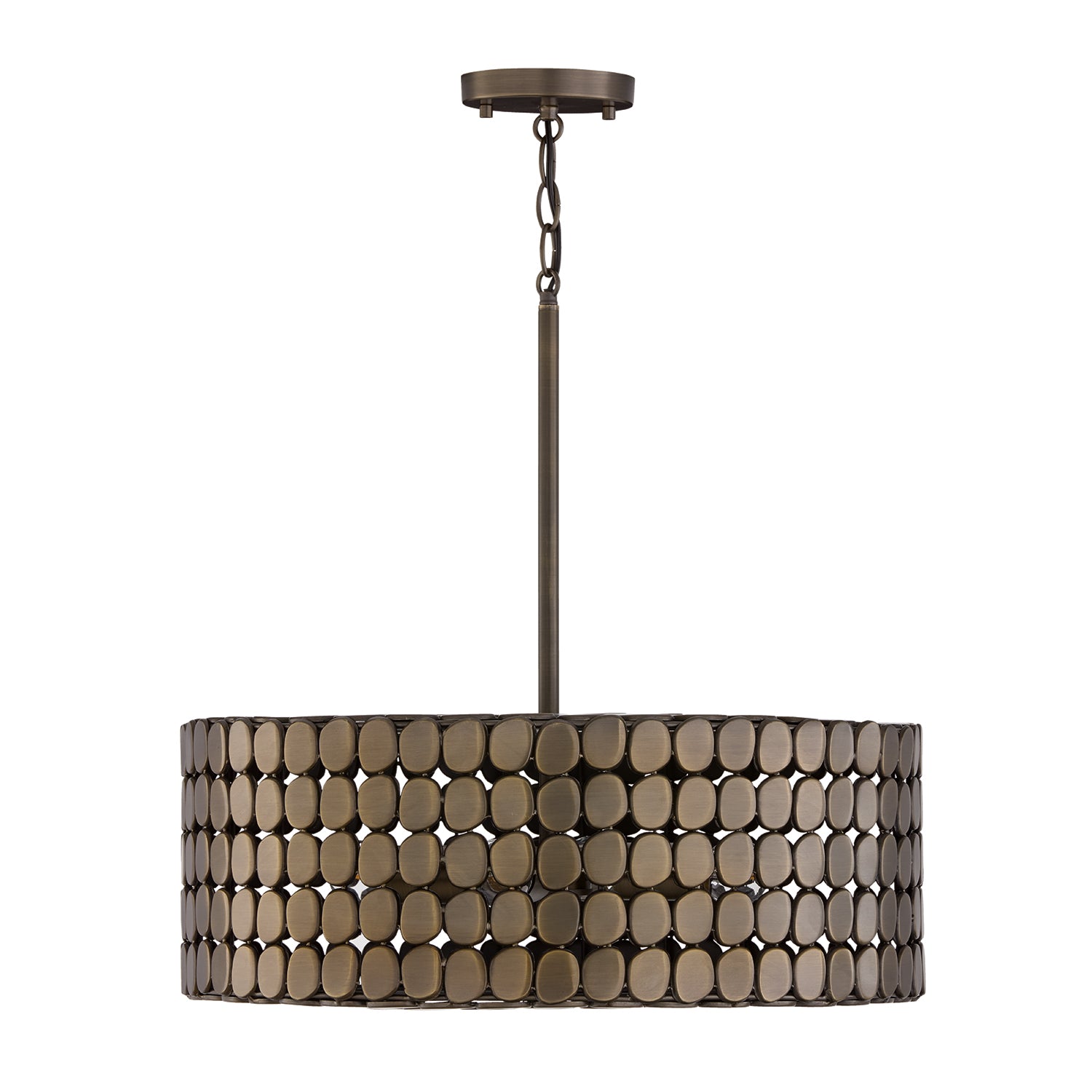 Capital Eliana Medium Pendant - Dark Brass