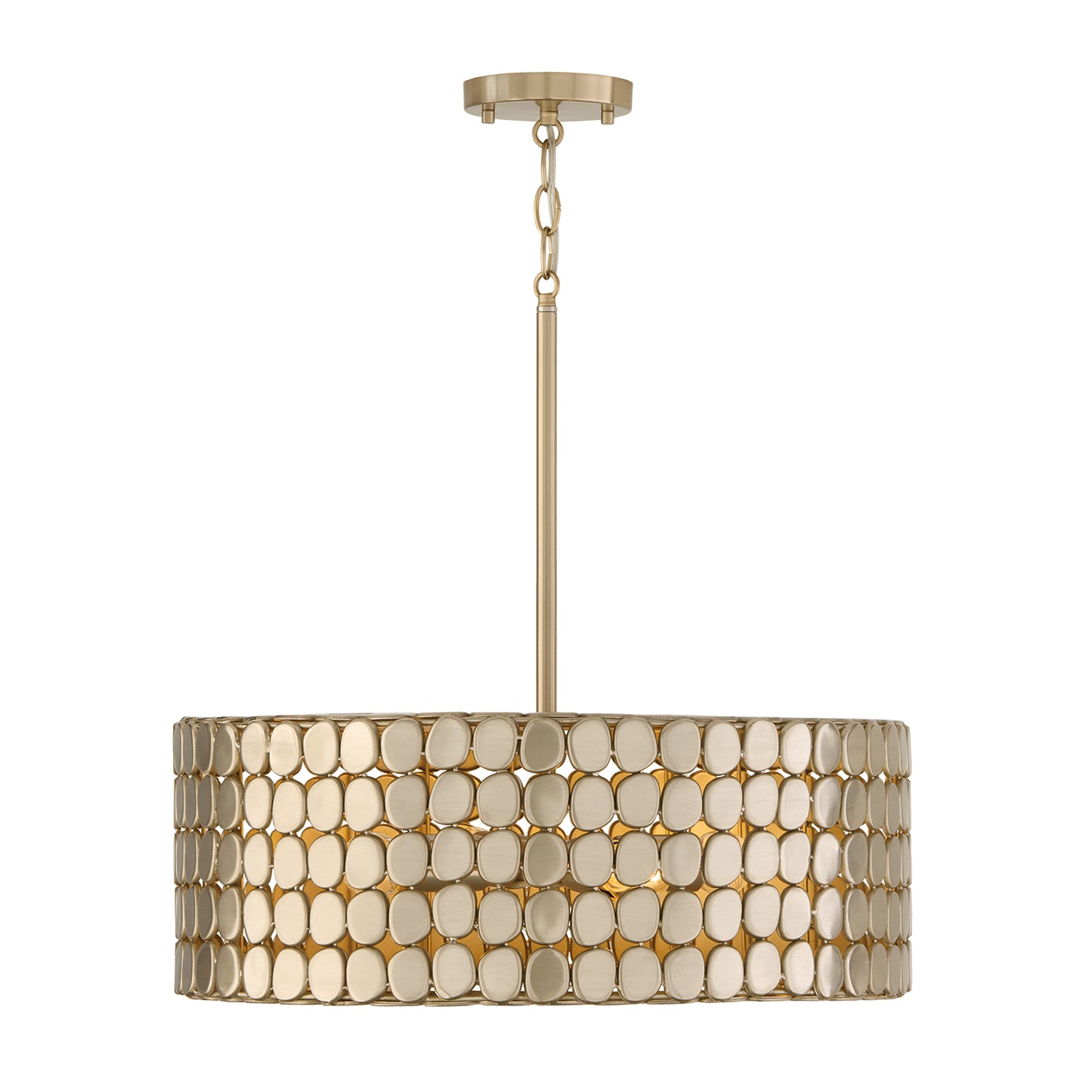 Capital Eliana Medium Pendant - Champagne Brass