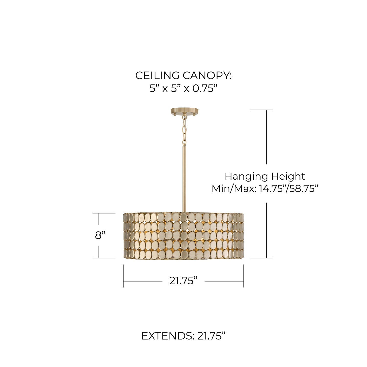 Capital Eliana Medium Pendant