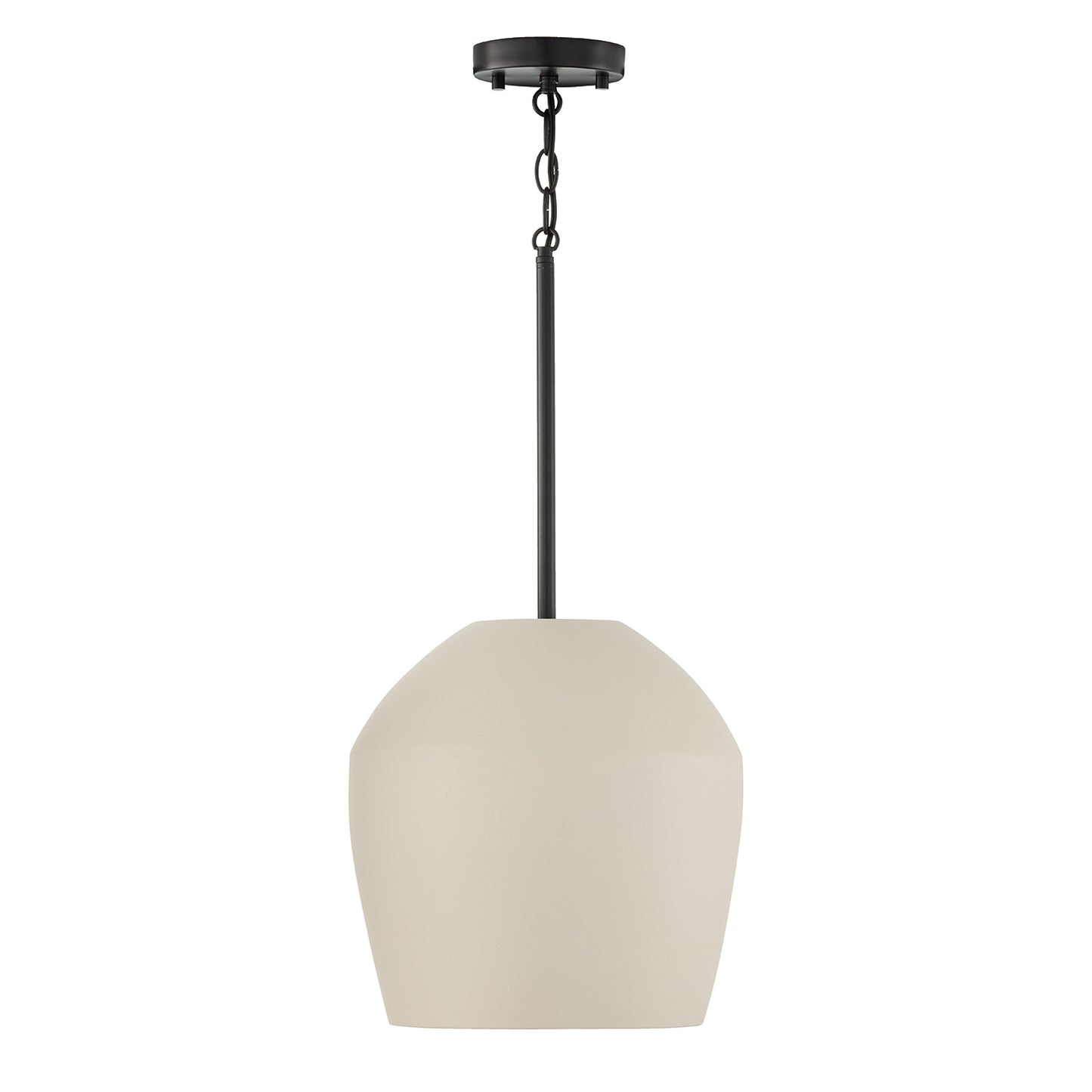 Capital Della Medium Pendant - Terracotta Ivory