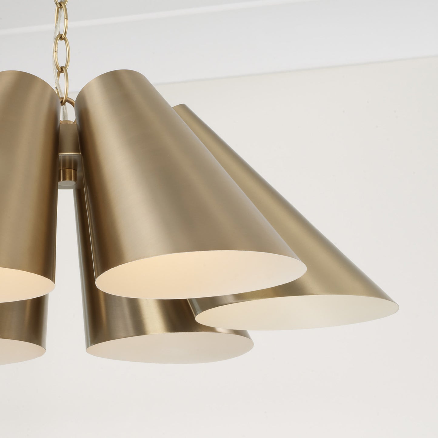 Capital Leo Pendant in Matte Brass