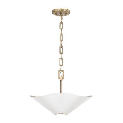 Capital Maeve Small Dual Mount in Matte Brass and White