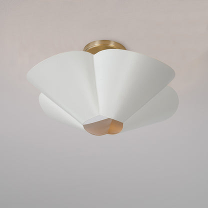 Capital Maeve Small Dual Mount in Matte Brass and White
