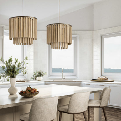 Capital Jada Medium Pendant in Dark Brass