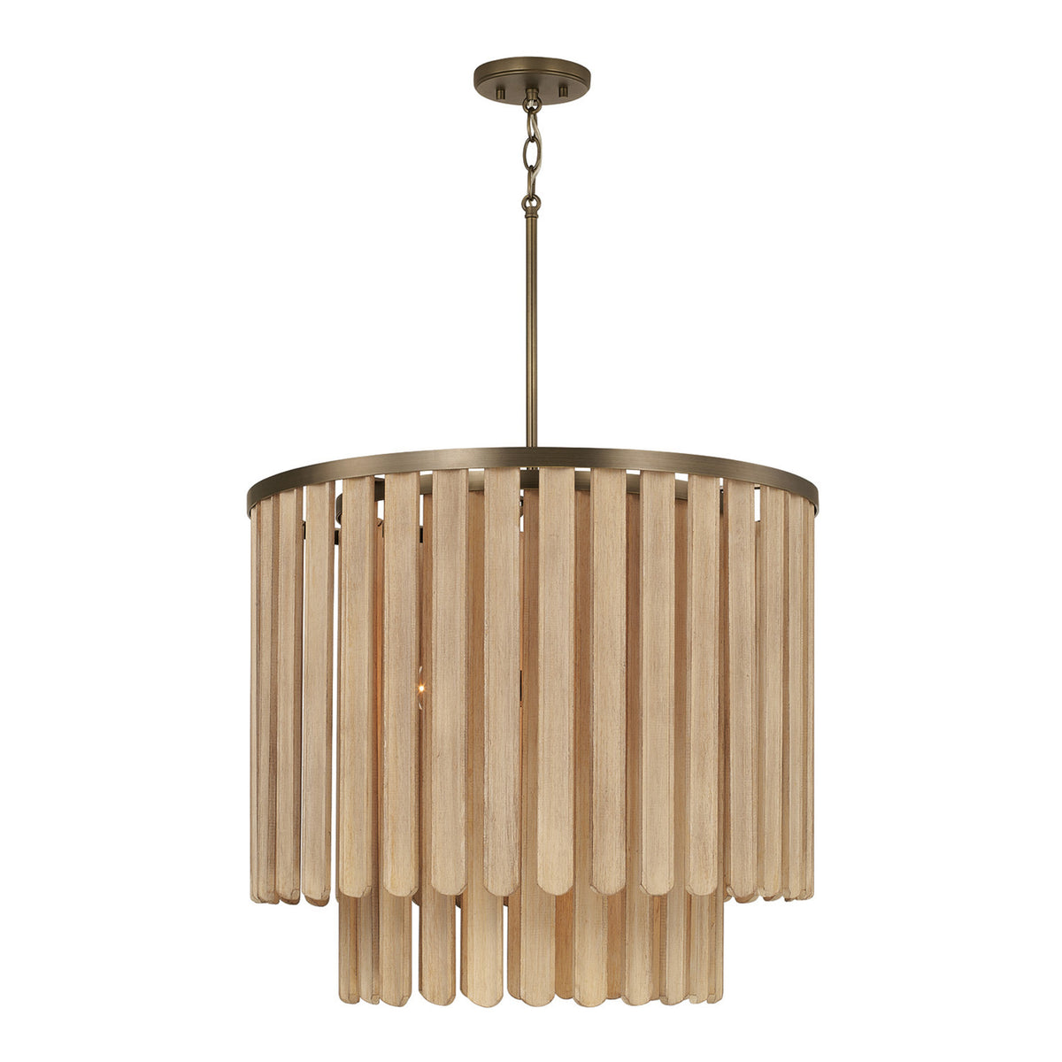 Capital Jada Medium Pendant in Dark Brass