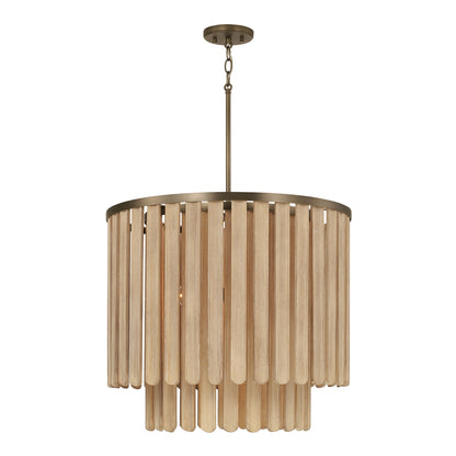 Capital Jada Medium Pendant in Dark Brass
