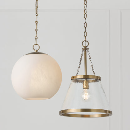 Capital Cleo Globe Pendant in Matte Brass