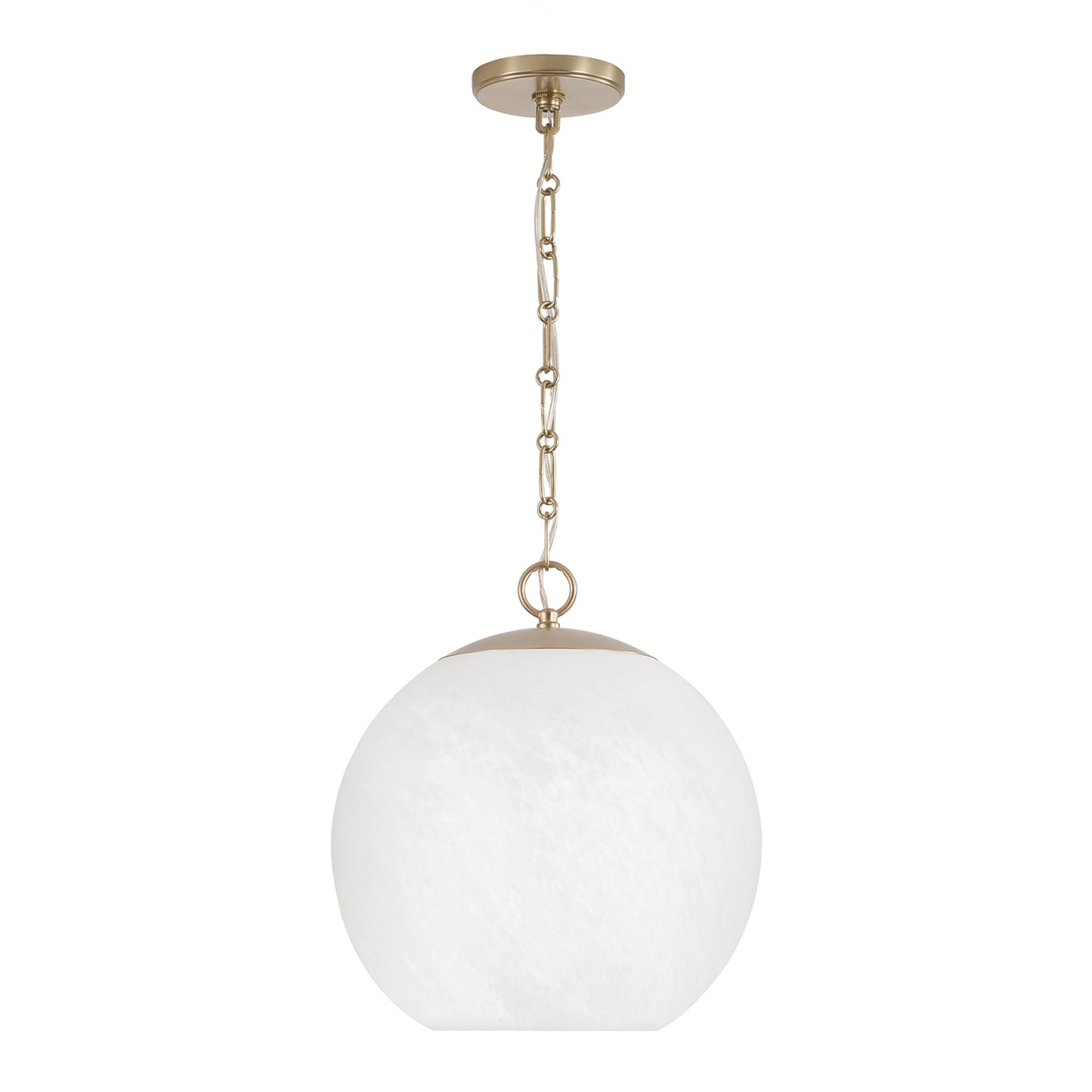 Capital Cleo Globe Pendant in Matte Brass