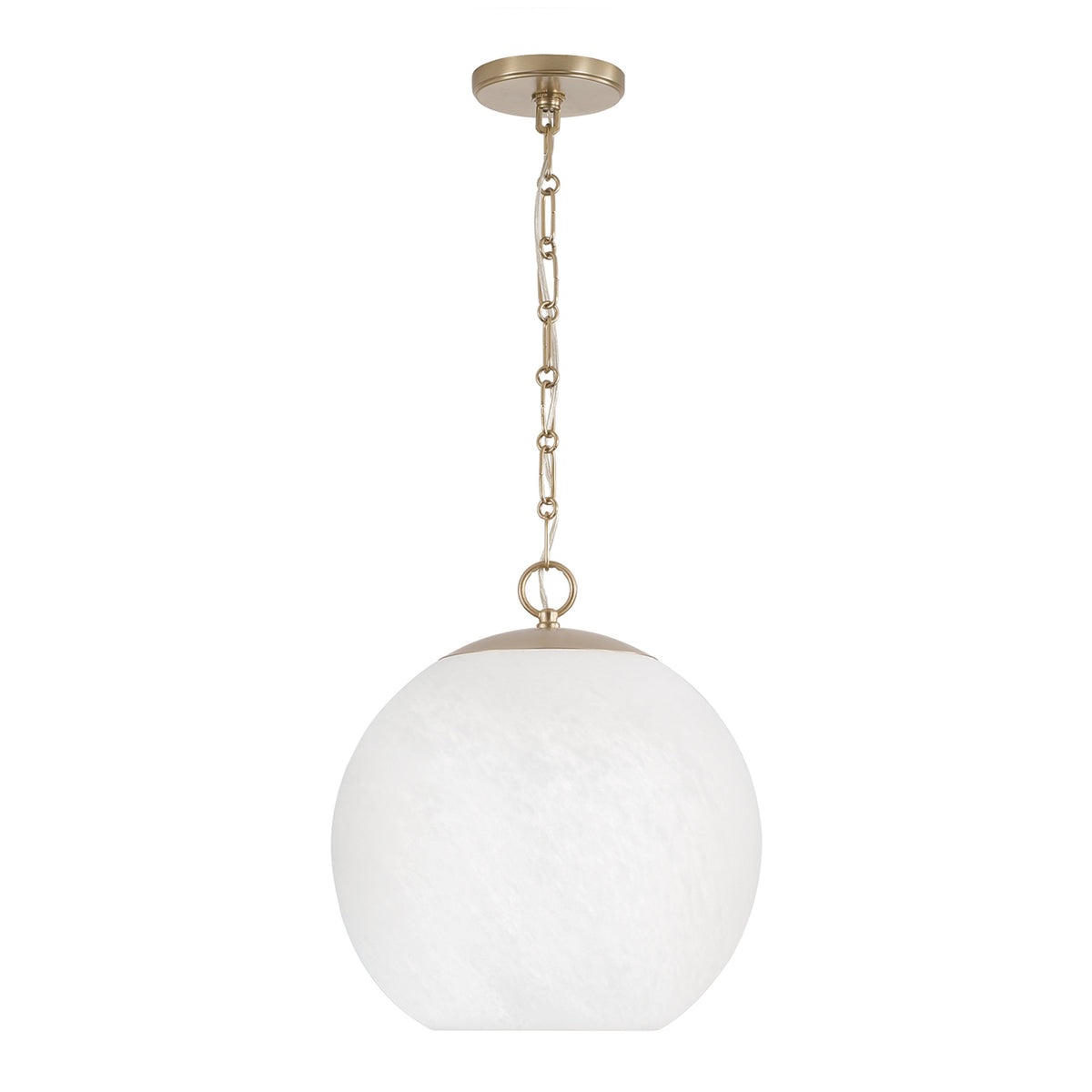 Capital Cleo Globe Pendant in Matte Brass