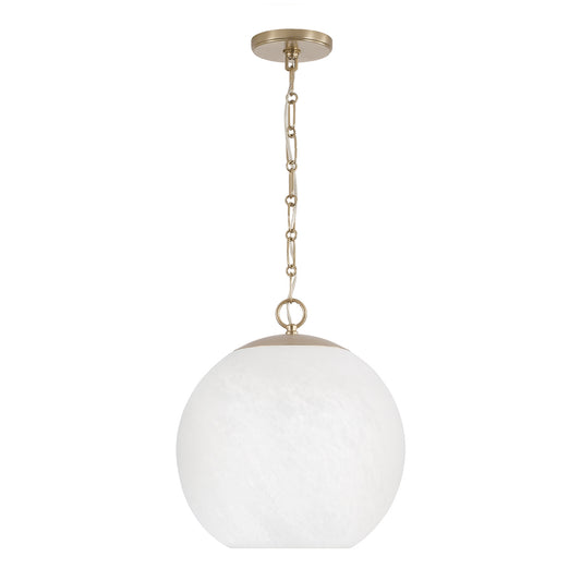 Capital Cleo Globe Pendant in Matte Brass