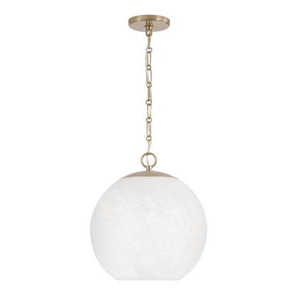 Capital Cleo Globe Pendant in Matte Brass