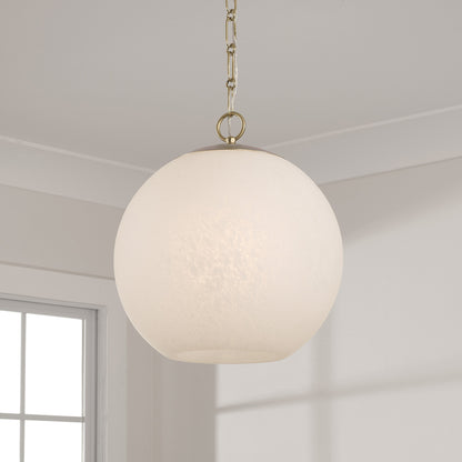 Capital Cleo Globe Pendant in Matte Brass