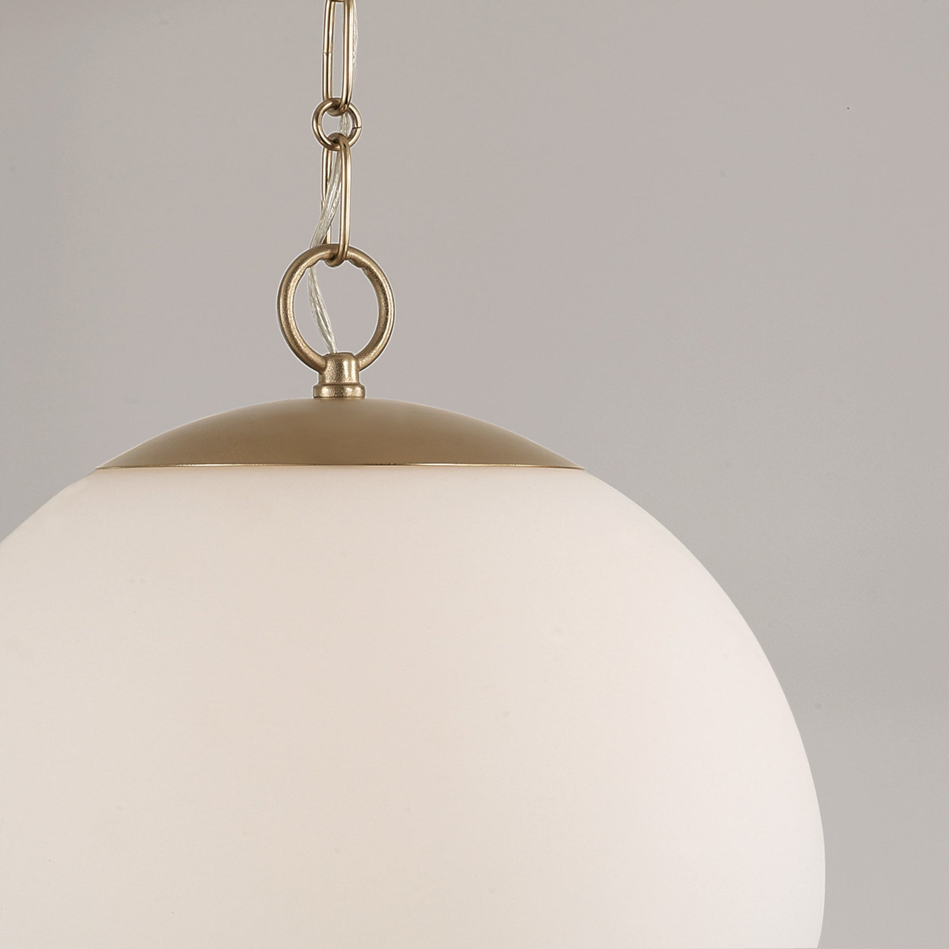 Capital Cleo Globe Pendant in Matte Brass