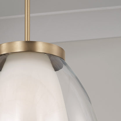 Capital Joss Pendant in Aged Brass