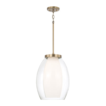 Capital Joss Pendant in Aged Brass