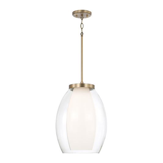 Capital Joss Pendant in Aged Brass