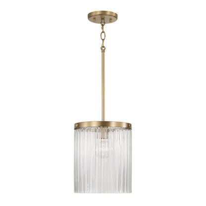 Capital Vaughn Pendant - Aged Brass