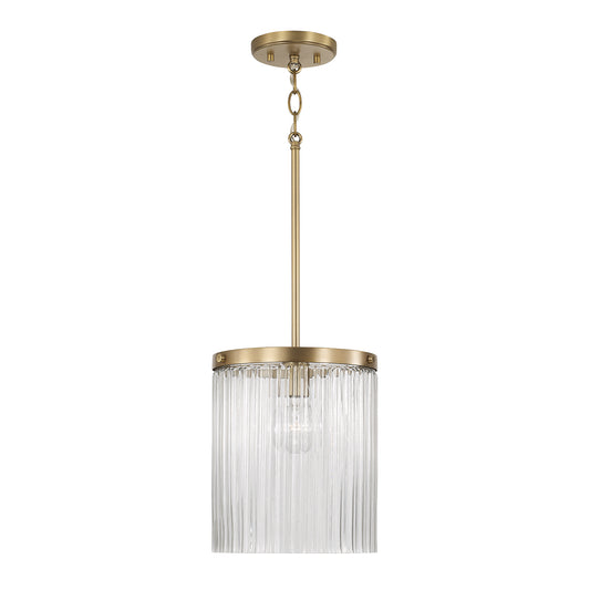 Capital Vaughn Pendant - Aged Brass