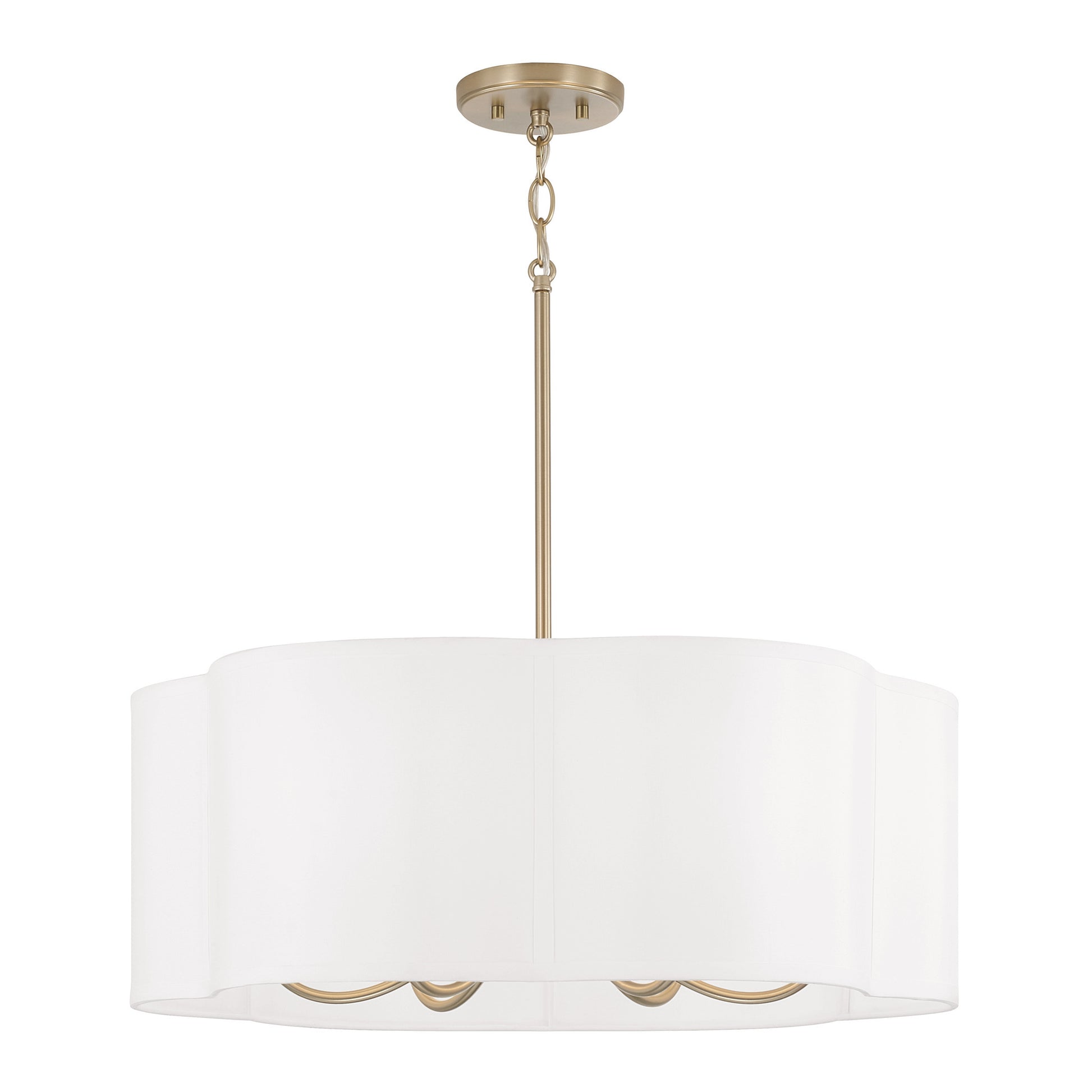 Capital Sabine Pendant in Matte Brass
