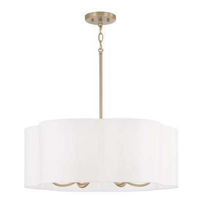 Capital Sabine Pendant in Matte Brass