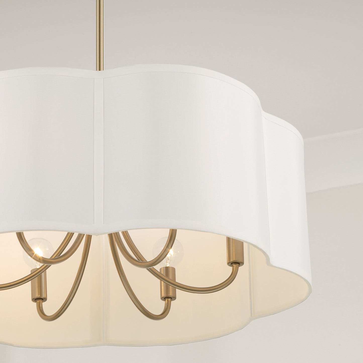 Capital Sabine Pendant in Matte Brass