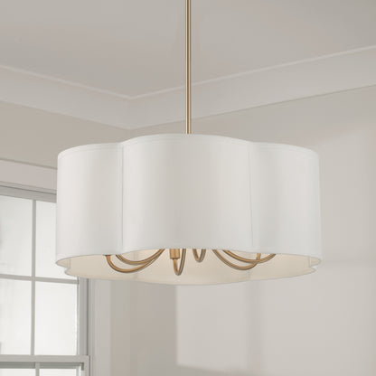 Capital Sabine Pendant in Matte Brass